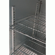Arrière-bar trois portes coulissantes Série G noir 320L | Polar - GL013_3