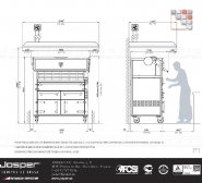 Rôtissoire Josper avec cuisson rapide et économique
