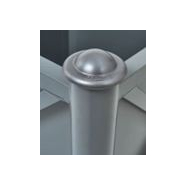 Bac à palmier aux lignes classiques - 100% acier ou acier & bois - Ligne Province - Pommeaux personnalisables_3