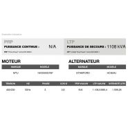 AT-1110 50 Hz triphasé - Groupe électrogène en container Inmesol 1.108,0 kVA - moteur MTU 16V2000G76F_3