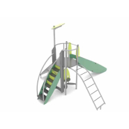 Structure multi-activités métallique Stellar Pemba - LD1EK0071 - Ludoparc - 1 tour, hauteur des planchers 150 cm_3