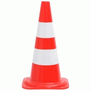 Vidaxl ensemble de cônes avec 10 m de chaîne rouge et blanc 150948_3