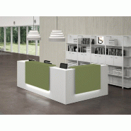 Banque d'accueil d'angle Z2 - Officity - 225, Vert_3