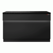 Comptoir caisse TORONTO - L1500 mm - Plan de travail en granit Noir - P900_3