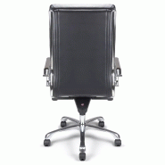 Fauteuil de Direction synchrone - cuir Noir pleine fleur -  So Ravenne - Sans_3