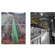 Passerelle durable et sécurisée pour tunnels et ateliers de maintenance