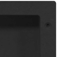Vidaxl niche de douche noir mat 41x36x10 cm 151391_3