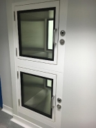 Sas de transfert avec version porte coupe-feu