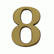 Chiffre autocollant doré - 8_3