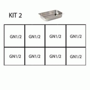Saladette réfrigérée à capot télescopique - 3 portes GN 1/1 | L2g - S903STD_3