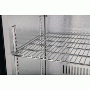 Arrière-bar trois portes pivotantes Série G noir 330L | Polar - GL004_3