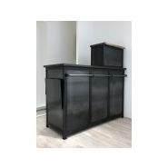 Comptoir pour magasin - Métal & Bois - Longueur 1,70m - Plateau en bois massif - Personnalisable_3