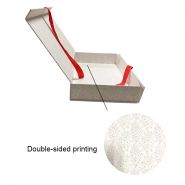 Boîte cadeau en carton pliable - Surface douce magnétique - Papier d'art imprimé - Zeal-x - 38.4*24*7 cm_3