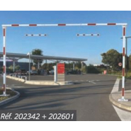 Portique limiteur d'accès universel fixe - Traverse coulissante et hauteur réglable de 2,2 à 4,5 m_3