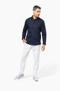 Chemise popeline manches longues homme - Réf: K513 - 100% coton - Coupe ajustée - Marque Kariban_3