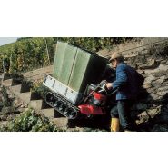 Brouette motorisée avec vitesse ajustable jusqu'à 4,3 km/h