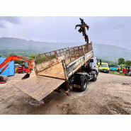 Mercedes ATEGO 1218 Camion benne grue grappin hayon_3