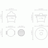 Barbecue Kamado Monolith ICON 2.0 avec support | Planet Outdoor_3