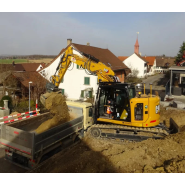 Godet de talutage orientable Egli - pour pelle 6.5 à 32 t - acier haute qualité_3