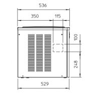 Machine à glace en grains avec régulation électronique intégrée