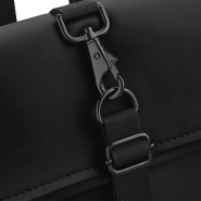 Sac à dos avec rabat roll-top en polyuréthane mat - Polyester recyclé - Réf: BG335_3