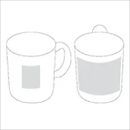 Mug modèle classique - 31 cl en céramique blanche - Personnalisable_3
