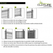 Brise-vue occultant PVC - Compatibilité panneaux maille largeur 55 mm - Facile à poser, sans entretien_3