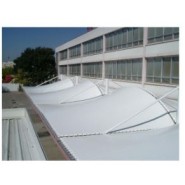 Préau 270m2 - 4 structures juxtaposées - 5 poteaux_3