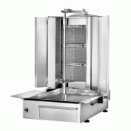 Grill Döner kebab gaz 3 brûleurs max 40 kg avec tôle de protection| Déstockage neuf_3