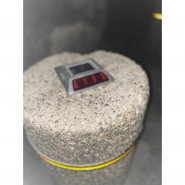 Plot routier en fonte aluminium solaire à coller - Double face LED rouge clignotante - Plot Solar 04 2x2_3