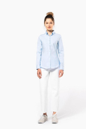 Chemise de travail femme en coton/élasthanne - manches longues - Réf: K530 - Kariban_3