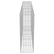 Vidaxl mur en gabion avec couvercles acier galvanisé 300 x 50 x 150 cm 143593_3