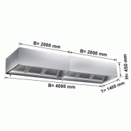 Hottes caisson inox statiques sans moteur - Profondeur 1400 mm - 4000_3