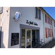 Enseigne Drapeau PVC Ronde Épaisseur 60 mm - chants blancs ou noirs_3