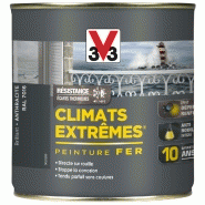 Peinture fer extérieur Climats Extrêmes® V33 - Anthracite brillant - 0.5 L - Direct sur rouille - Résistante aux conditions climatiques extrêmes_3