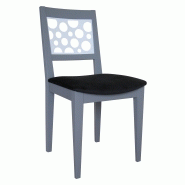 Chaise Julia en bois massif et métal - fabrication française - hêtre ou chêne avec finitions personnalisées_3