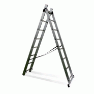 Échelle transformable Hobbystep® 2 plans - 2x8 échelons - hauteur maximale 4,30m_3