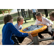 Manège orbit pour aires de jeux - Réf 8050350-2 - Noir - Scellement béton - HAGS_3