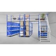 Plateforme sur rayonnage - mezzanine industrielle sur mesure - jusqu'à 3 niveaux_3