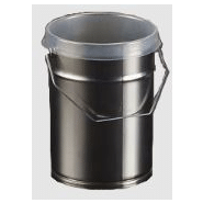 Seau métallique en fer blanc - capacités de 2.5 L à 25 L - homologué RID-ADR_3
