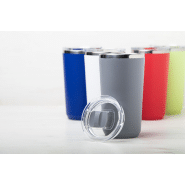 Mug thermos - isotherme en acier inoxydable à double paroi - 500 ml - couleur rouge_3