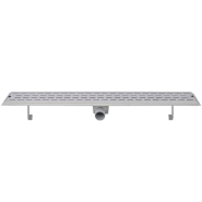 Vidaxl drain de douche linéaire 2 pcs ligne 930x140mm acier inoxydable 275957_3
