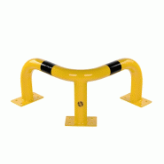 Arceau de protection d'angle en acier Ø 76 mm  - Largeur 600 mm_3