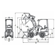 Chargeur articulé Sherpa K36 conçu pour des travaux intensifs grâce à sa robustesse