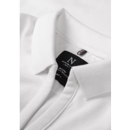 Polo extensible de luxe - Harvard V-Neck Femme - Blanc - Nimbus_3