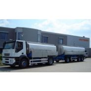 Citerne alimentaire 5000L avec 3 compartiments pour lait