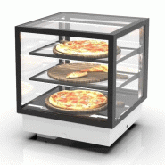 Vitrine chauffante INTEGRA Drop-In - 3 niveaux - 600 mm - H515 mm | Sayl Barcelona - 515 mm, Accès arrière_3