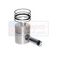 02136958 piston + segments majorés 0.010-0.25mm - référence PT-32-134A - compatible avec tracteurs New Holland, Case-IH, Fiat et Ford_3