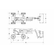 Sj46/51 aj nacelle articulée - skyjack - hauteur de travail 16.10 à 17.55 m_3