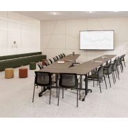 Bureau de réunion - Gamme EVOLVE - Table de 6 à 16 places - Plateau mélaminé haute qualité_3